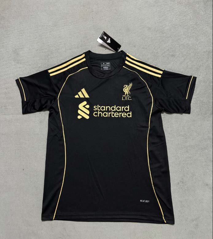 2025/2026 Liverpool Special Edition Black Soccer Jersey 1:1 Thai Quality