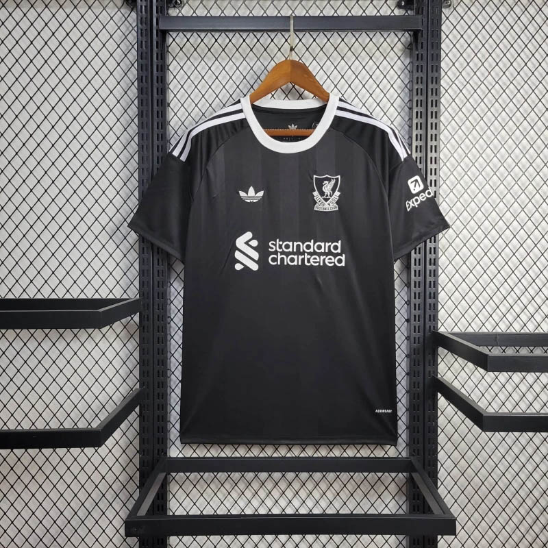 2025/2026 Liverpool Goalkeeper Black Soccer Jersey 1:1 Thai Quality