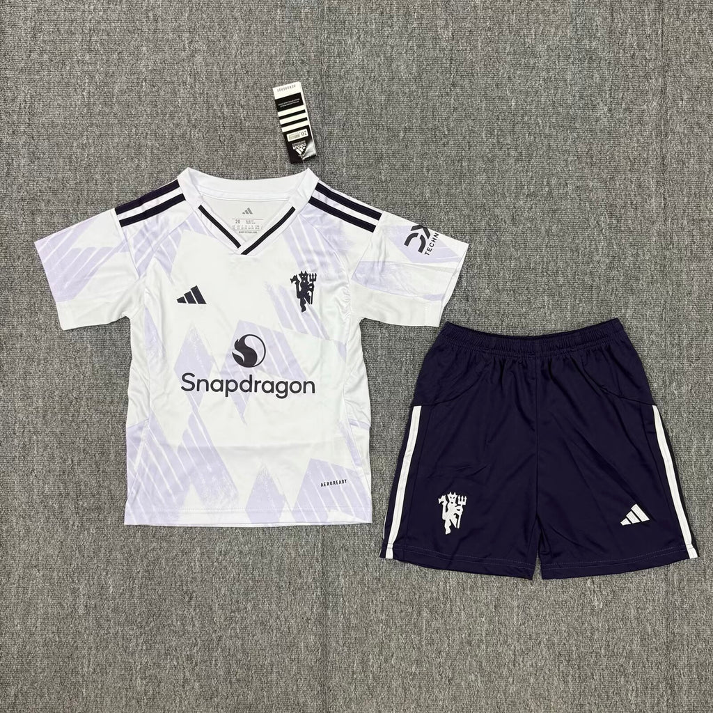 2025/2026 Manchester United Away Football Shirt 1:1 Thai Quality Kids Size
