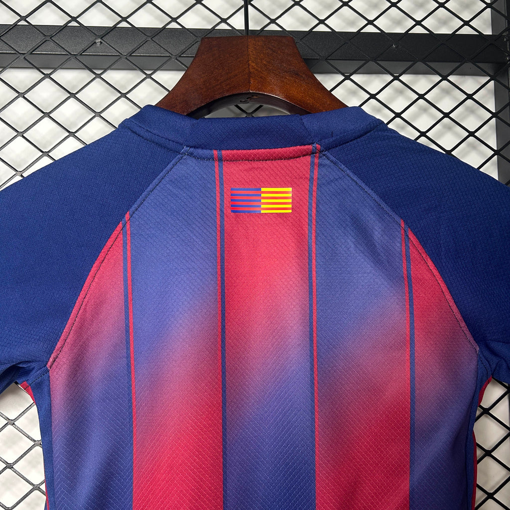 2025/2026 Barcelona Home Football Shirt 1:1 Thai Quality Kids Size