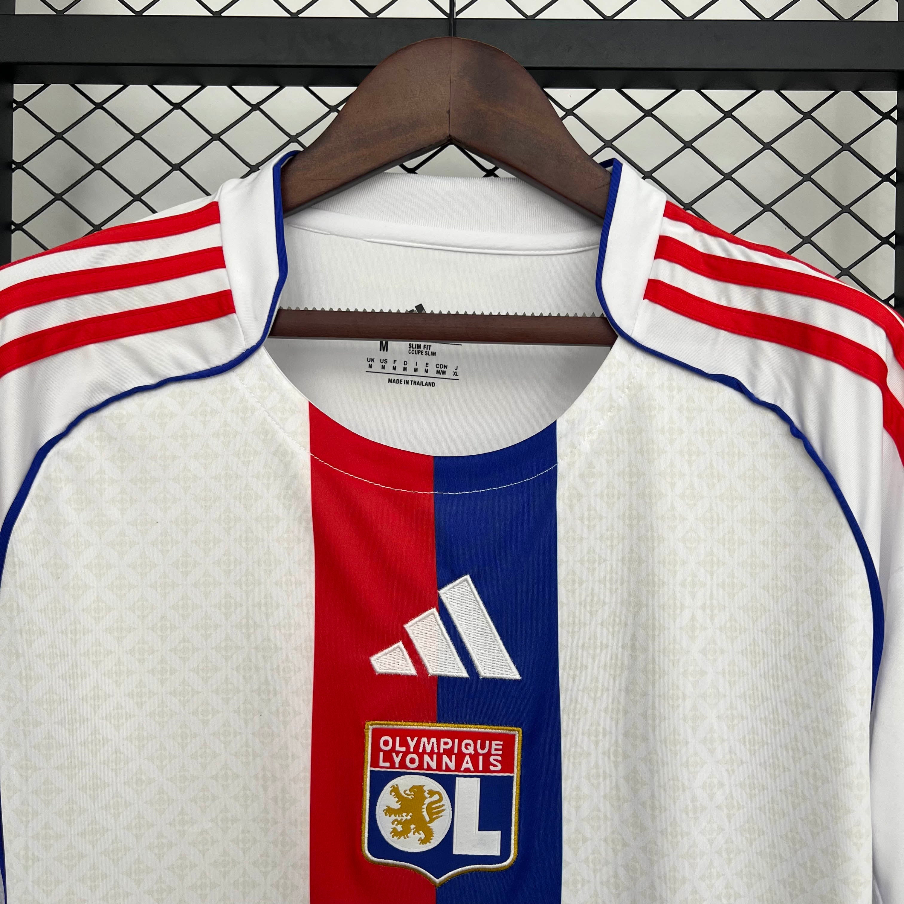 2025/2026 Lyonnais Home Football Shirt 1:1 Thai Quality