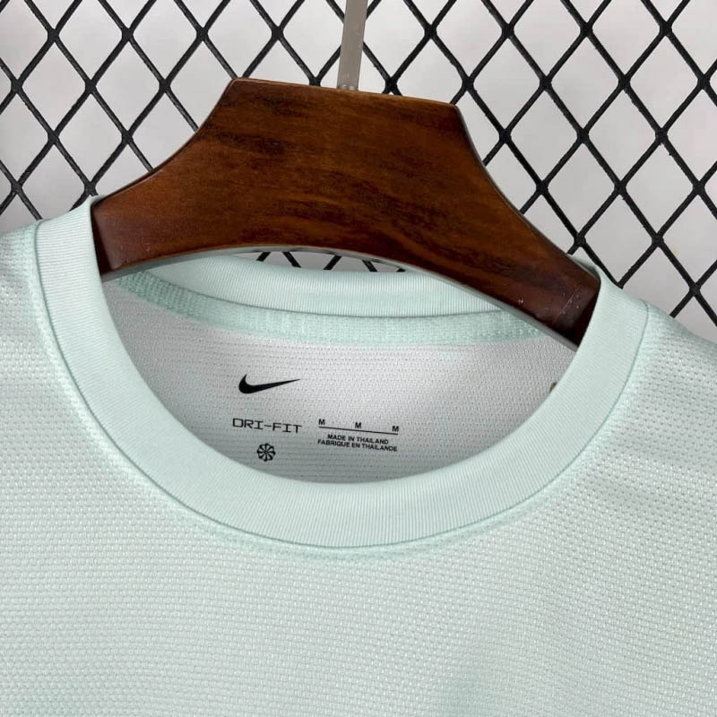 2025 Brazil Jesus Special Edition Light Green Soccer Jersey