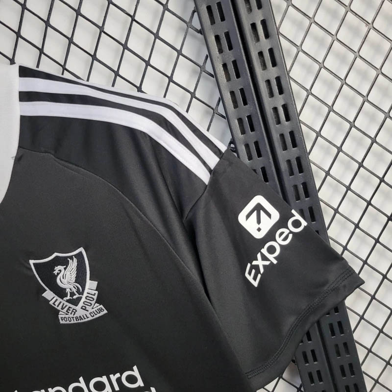 2025/2026 Liverpool Goalkeeper Black Soccer Jersey 1:1 Thai Quality