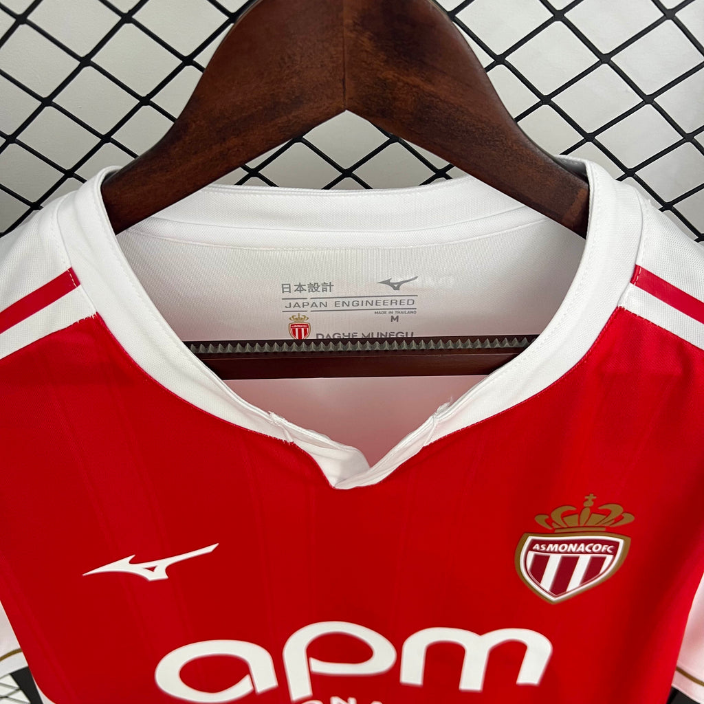 2025/2026 AS Monaco Home Football Shirt 1:1 Thai Quality