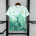 2025 Brazil Jesus Special Edition Light Green Soccer Jersey