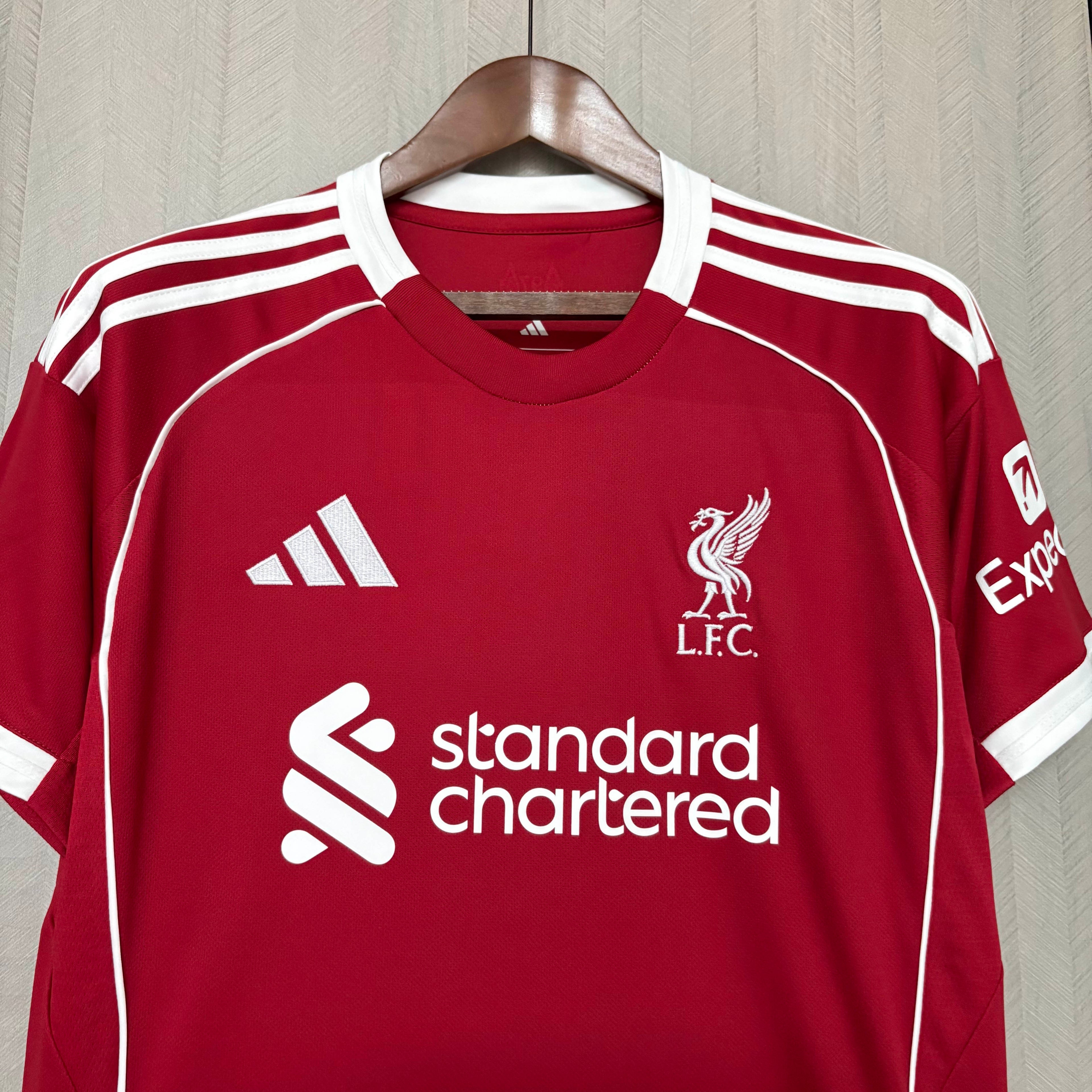 2025/2026 Liverpool Home Soccer Jersey 1:1 Thai Quality