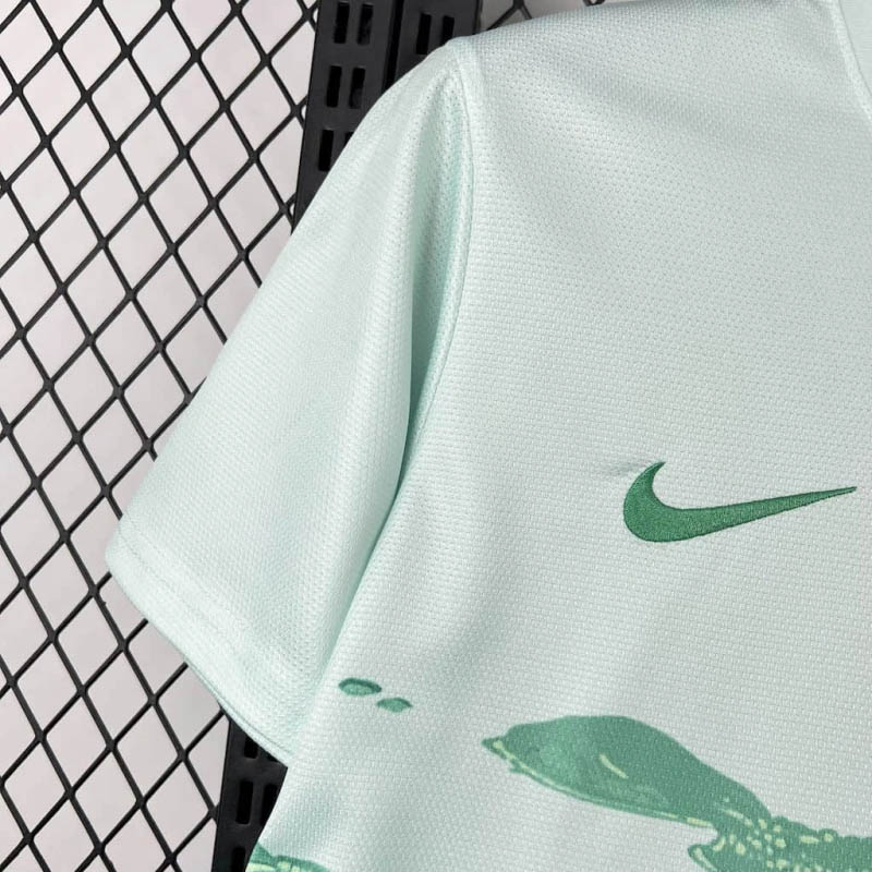 2025 Brazil Jesus Special Edition Light Green Soccer Jersey