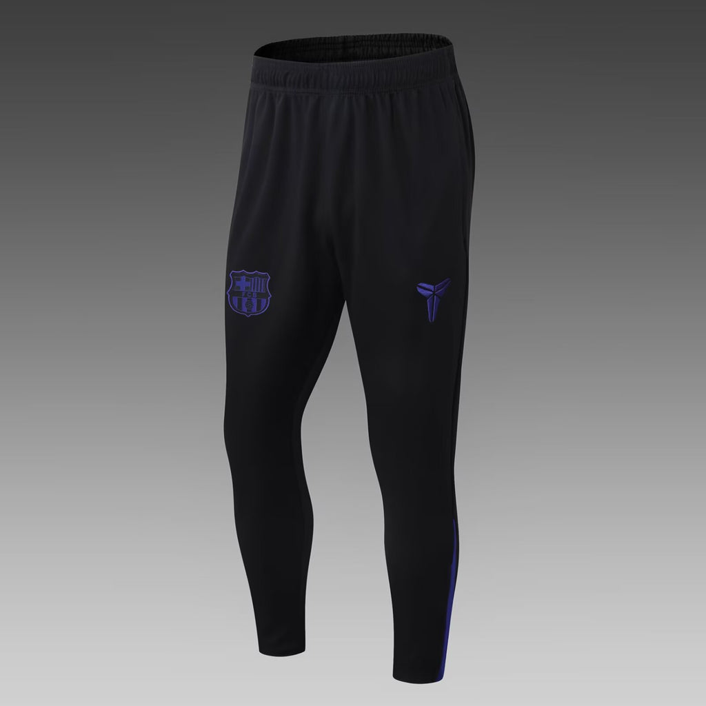 2025/2026 Barcelona Half-Pull Training Suit Black Jersey Set