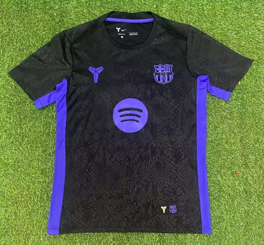 2025/2026 Barcelona Kobe Bryant Collaboration Black Football Shirt 1:1 Thai Quality