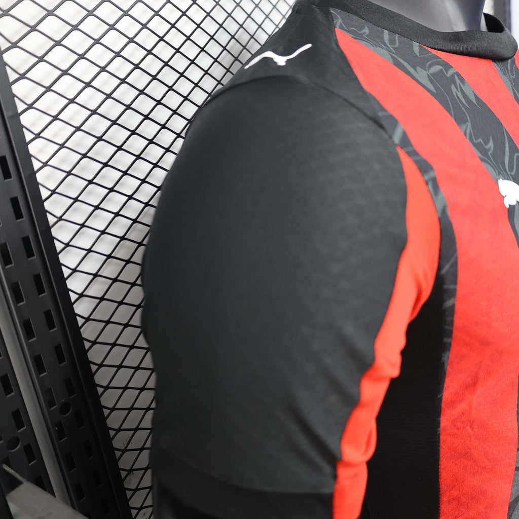 2025/2026 Player Version AC Milan Home Soccer Jersey 1:1 Thai Quality