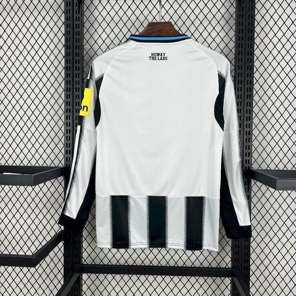 2025/2026 Long Sleeve Newcastle United Home Football Jersey Shirt 1:1 Thai Quality