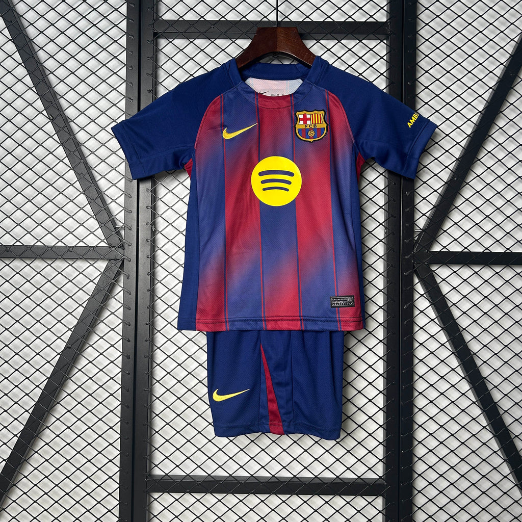 2025/2026 Barcelona Home Football Shirt 1:1 Thai Quality Kids Size
