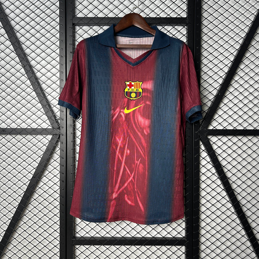 2025/2026 Barcelona Travis Scott Joint Edition Polo Shirt Football Shirt 1:1 Thai Quality