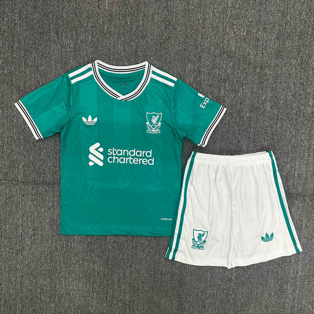 2025/2026 Liverpool Third Away Soccer Jersey 1:1 Thai Quality Kids Size