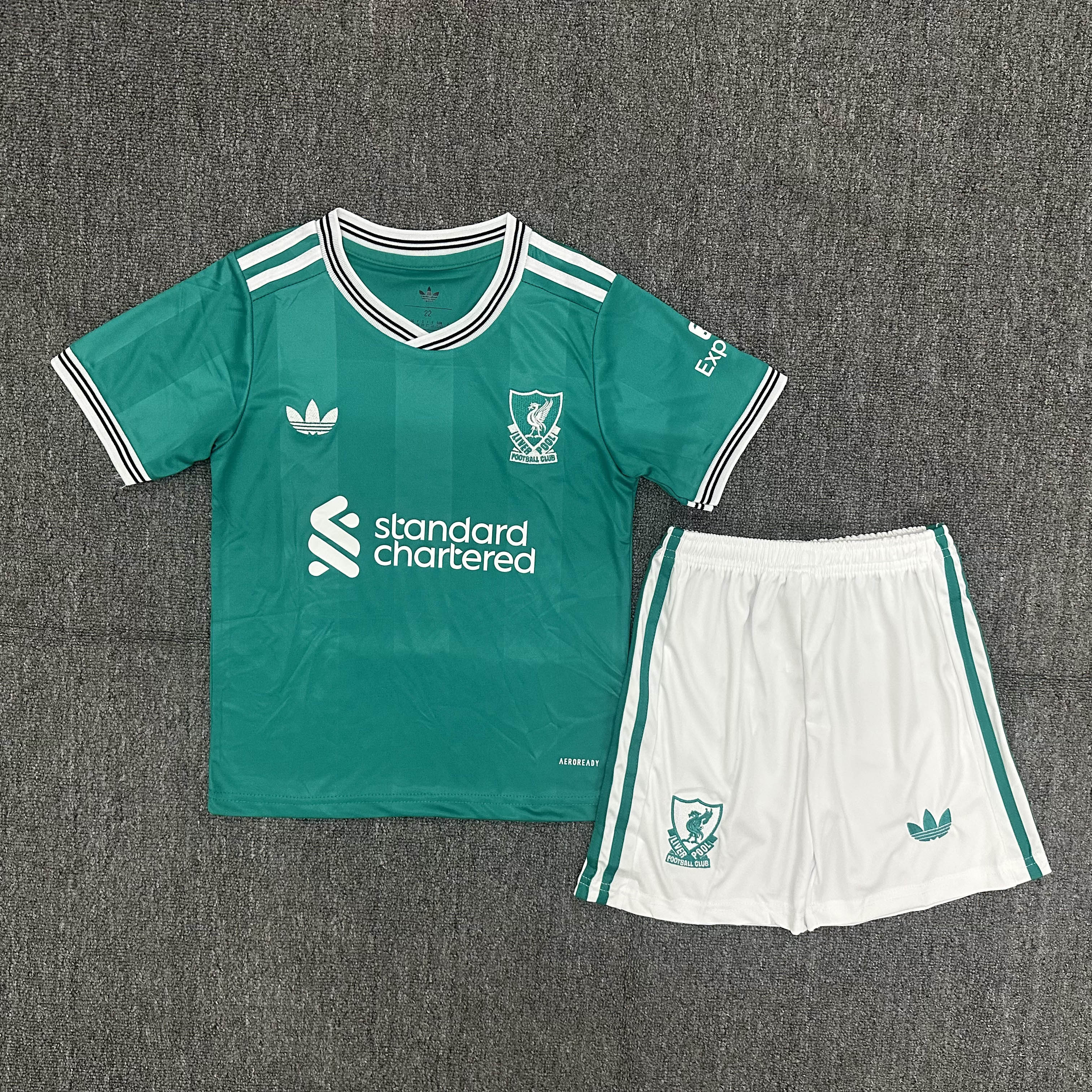 2025/2026 Liverpool Third Away Soccer Jersey 1:1 Thai Quality Kids Size