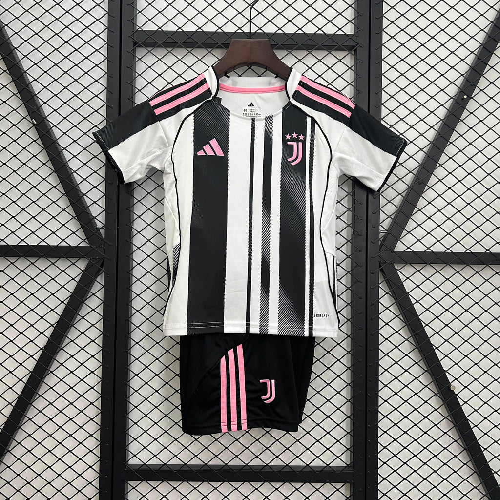2025/2026 Juventus Home Soccer Jersey 1:1 Thai Quality Kids Size