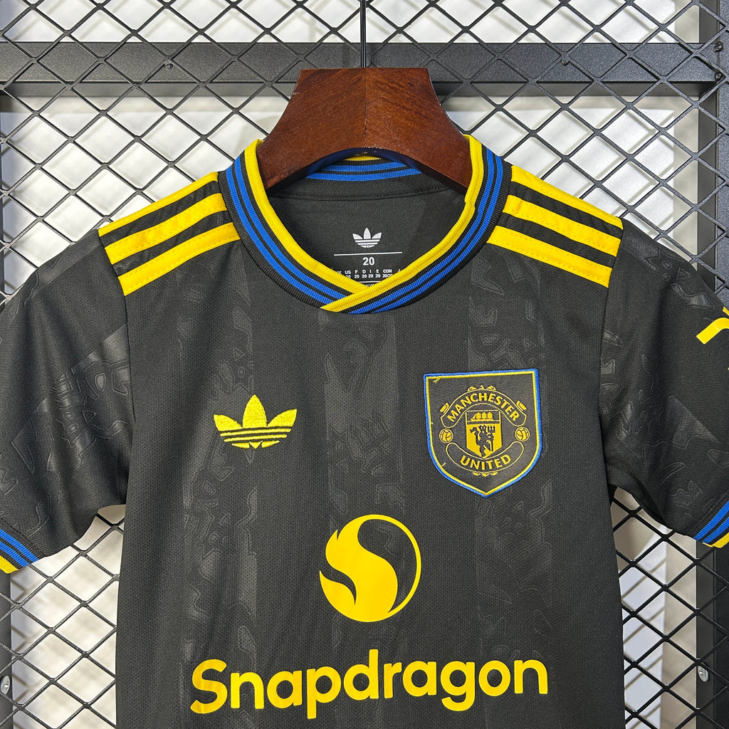 2025/2026 Manchester United Third Away Football Shirt 1:1 Thai Quality Kids Size